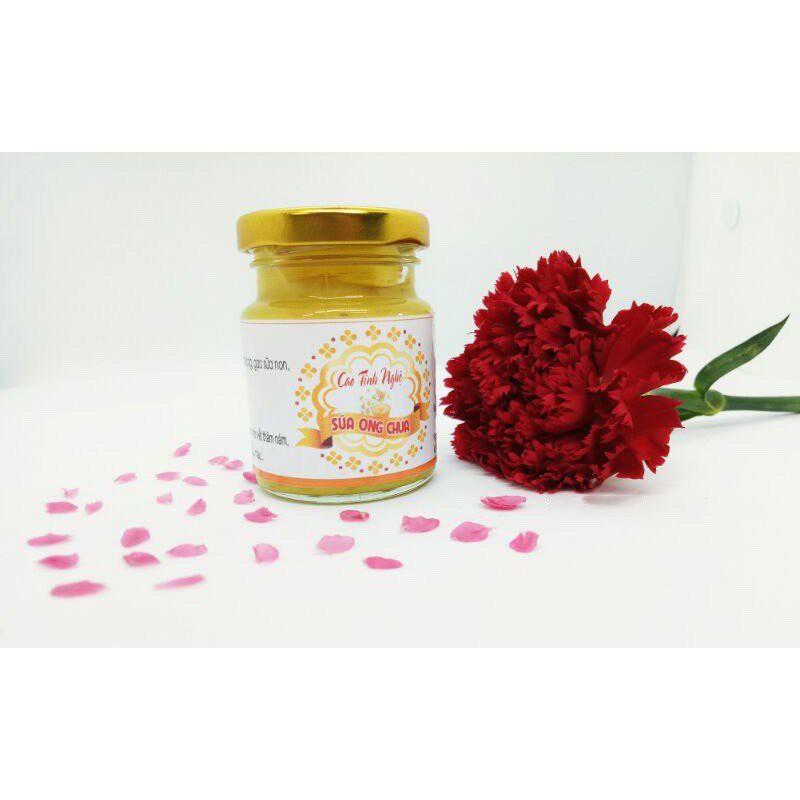 Cao tinh nghệ sữa ong chúa Tuệ Linh hũ lớn 100ml handmade tặng 1 bộ cọ xẻng quét mặt