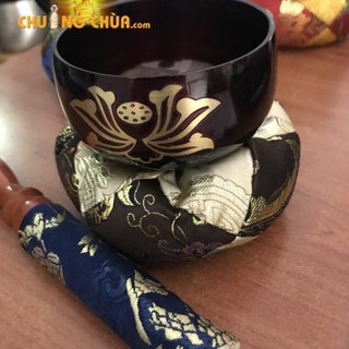 Chuông bát tụng kinh Nhật Bản đen
