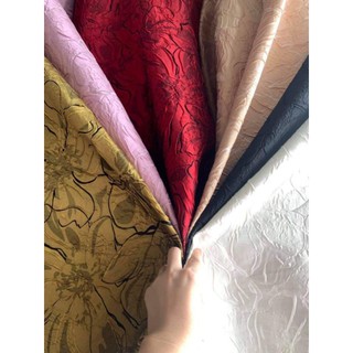 Vải tafta gấm sen