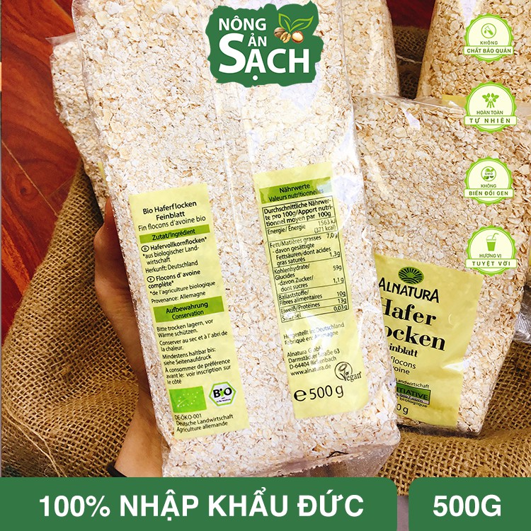 BỘT YẾN MẠCH GIẢM CÂN - BÉ ĂN DẶM HAFER ĐỨC 500G