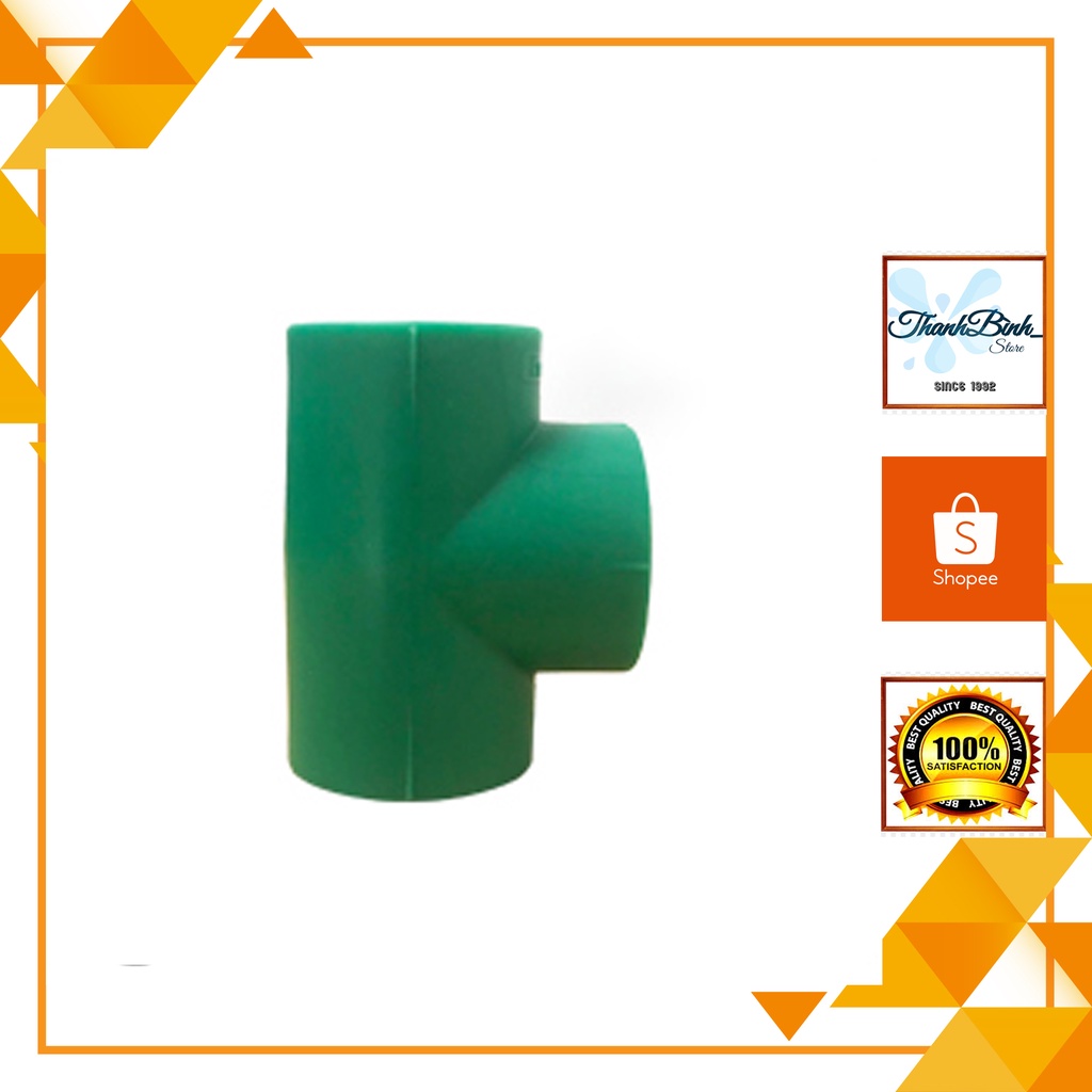 TÊ 32 NHIỆT/ TÊ ĐỀU PPR 90 ĐỘ EUROPIPE- PHI 32MM