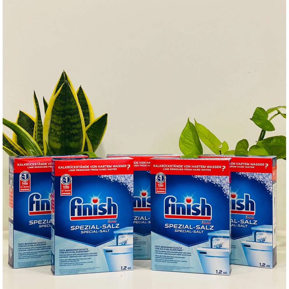 Muối rửa bát finish 1.2kg (Đức) - Muối rửa chén finish 1,2kg Hanoimart - muoi rua bat finish - muối finish ly cốc