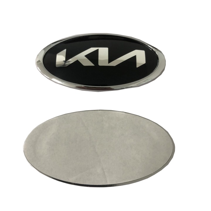 Logo biểu tượng trước và sau xe ô tô KIA - Chất liệu nhựa ABS