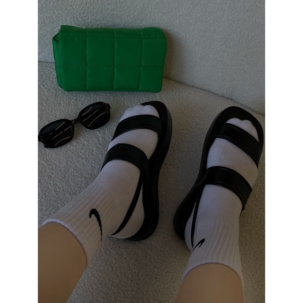 (CÓ SẴN) Sandal Bảng Hai Dây To Ngang Đế 3cm