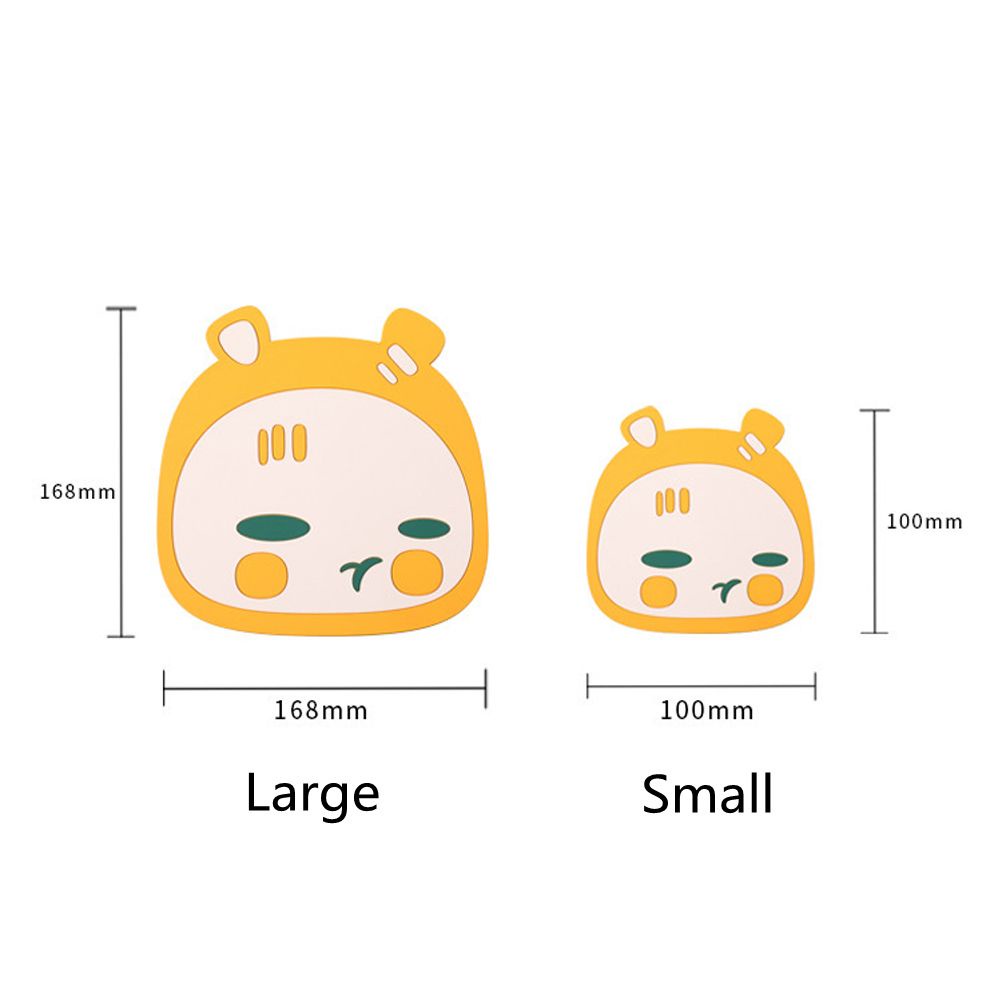 Tấm lót ly chống trượt chống thấm nước cách nhiệt họa tiết hoạt hình dễ thương