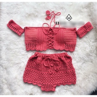 Set bikini + quần đùi điệu đà (od nhiều màu khác)