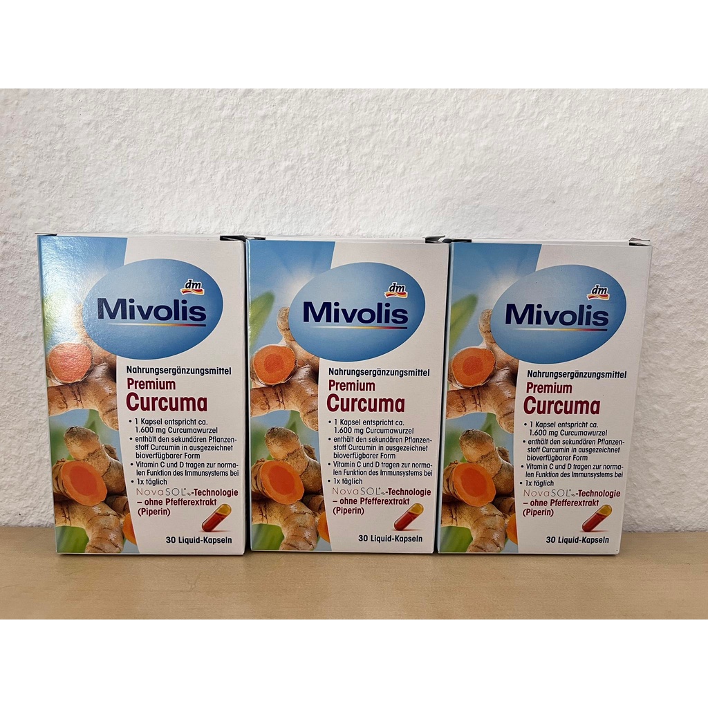 – VIÊN UỐNG TINH BỘT NGHỆ MIVOLIS PREMIUM CURCUMA 1600MG