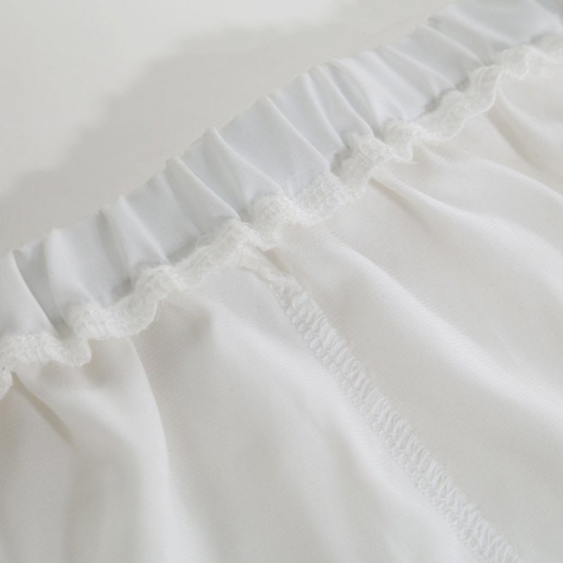 Quần đùi lưng thun phối ren hoa nữ tính nhẹ nhàng | BigBuy360 - bigbuy360.vn