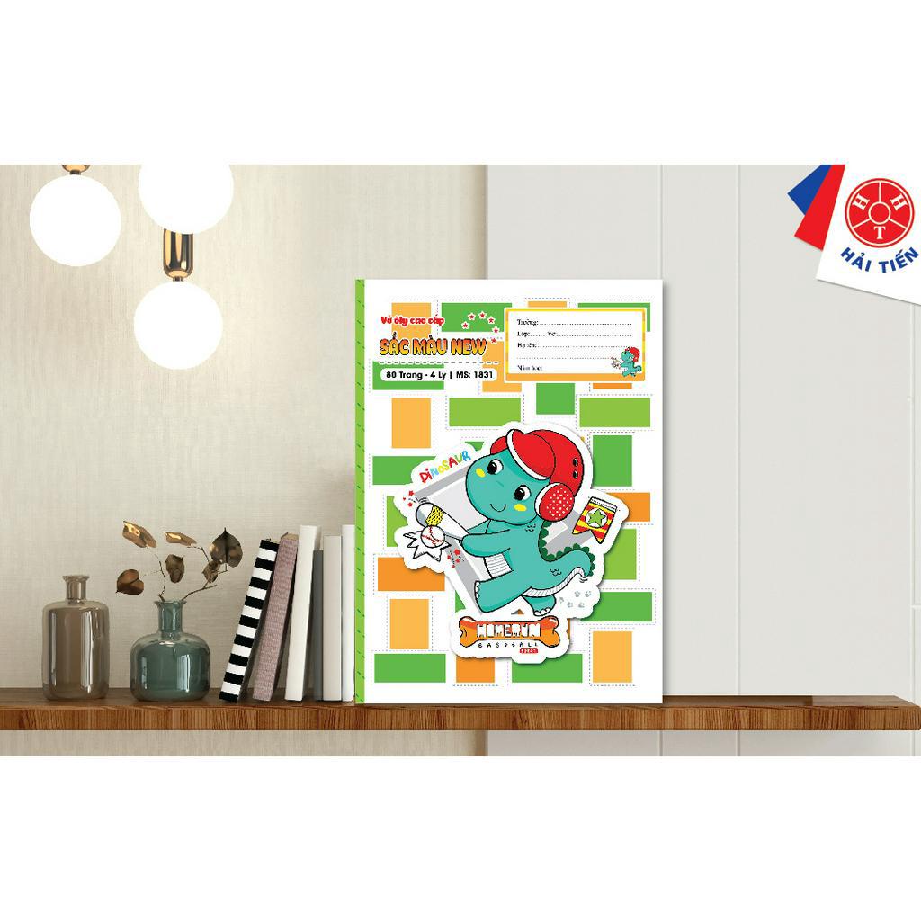 Lốc 10 Vở 4 ôly Hải Tiến 48 trang 1824 Sắc màu New 6 sao