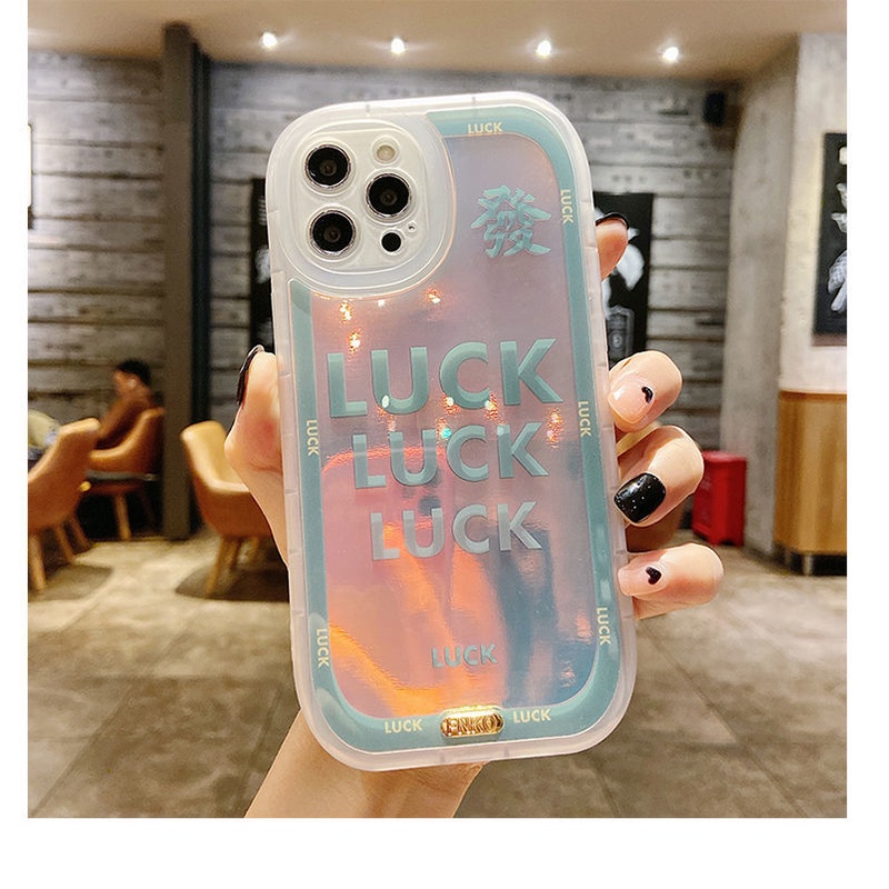 Ốp Điện Thoại Silicon In Họa Tiết May Mắn Cho IPhone 7 8 Plus X Xs Xr XsMax 11 12 Pro Max ProMax 13 13Pro 13promax Fsd7