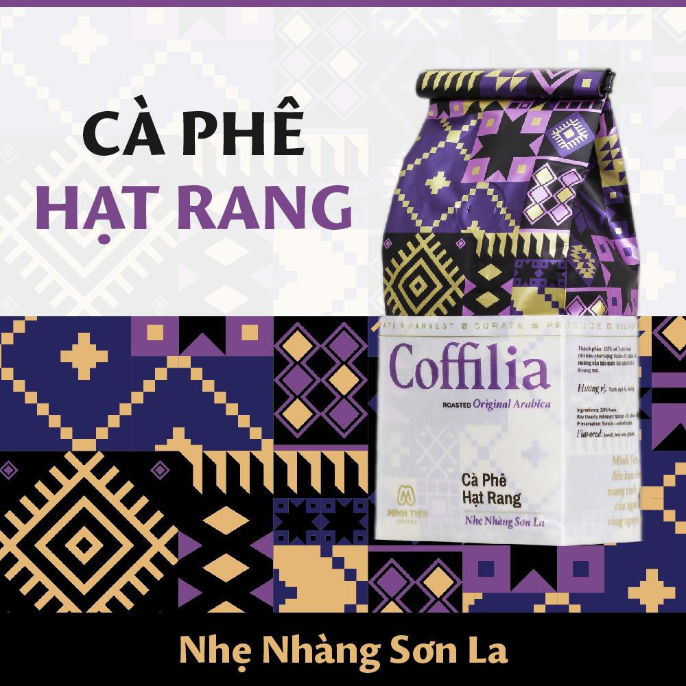 Cà phê hạt rang - Coffilia - Nhẹ nhàng Sơn La (loại 250g), cà phê hạt rang 100%Arabica, công nghệ sấy lạnh hiện đại