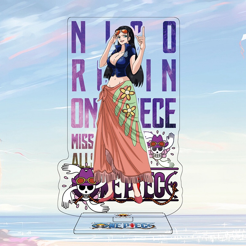 Mô Hình Nhân Vật Luffy Roronoa Zoro Tony Chopper Trong One Piece Bằng Acrylic Kích Thước 16Cm