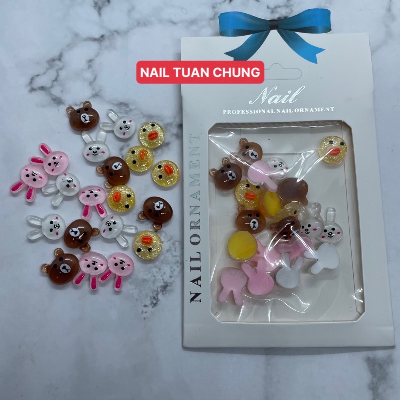 Phụ Kiện Charm Nail Dễ Thương , Trang Trí Móng