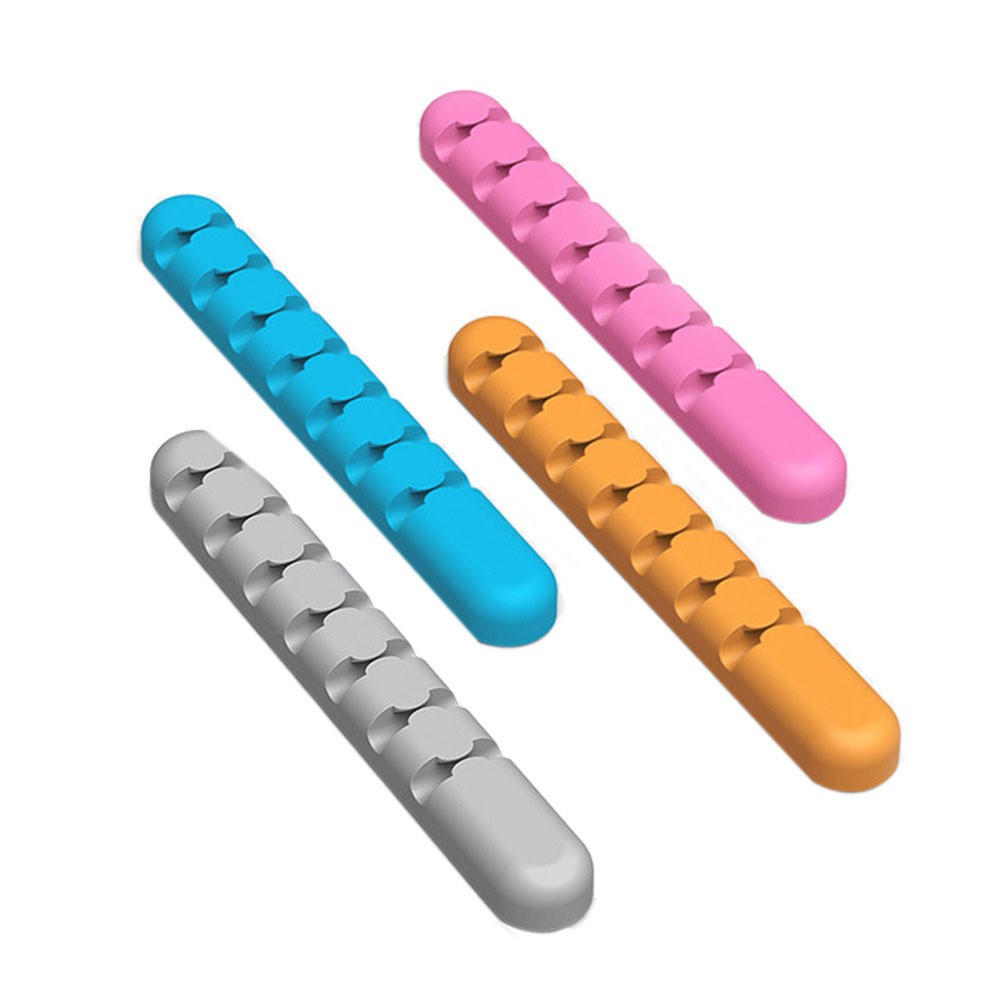 Dụng cụ sắp xếp dây cáp 7 cổng bằng silicone