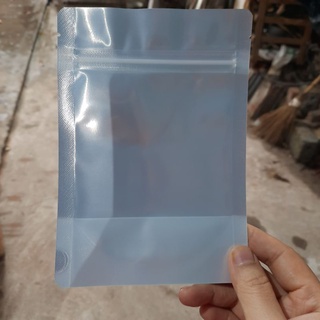 1 cái túi zip bạc đựng 100g bột sz 12x17