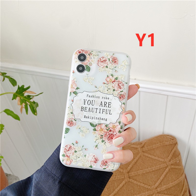Flower Case Oppo A33 2020 A54 A53 2020 Reno4 A92 A52 A72 A5 A9 2020 A12 A5S A7 A3S A12E A31 A1K A37 F9 F9pro Soft TPU Phone Cover | BigBuy360 - bigbuy360.vn