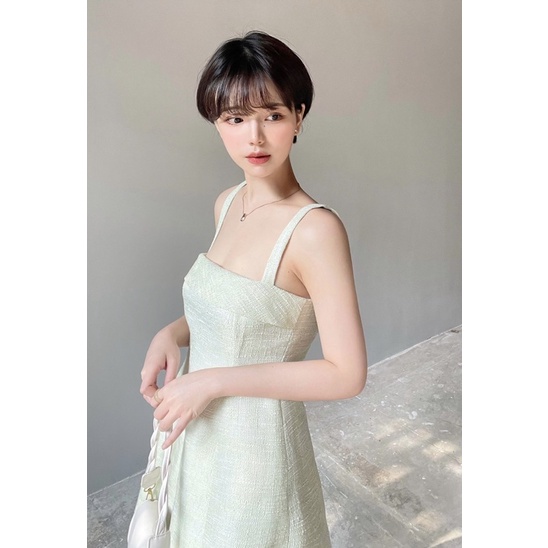 Đầm 2 dây bố Ellyclothing