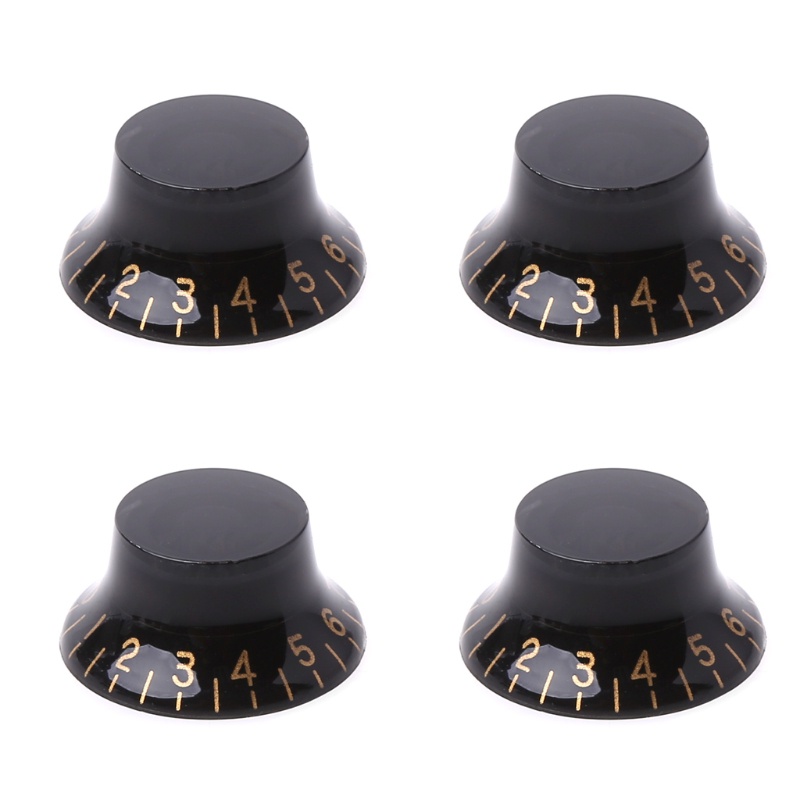 1 Cần Điều Chỉnh Âm Lượng Hình Chuông Màu Đen Chuyên Dụng Cho Đàn Guitar LP