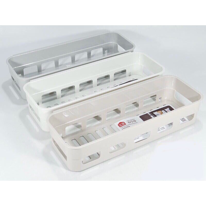 Kệ Nhựa Đựng Đồ Treo Tiện Lợi ,Kèm Miếng Dán 0263