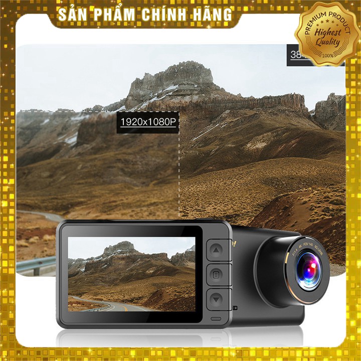 Camera hành trình ô tô, thương hiệu cao cấp Phisung G3 - 4K, Wifi, 2.45 inch AD