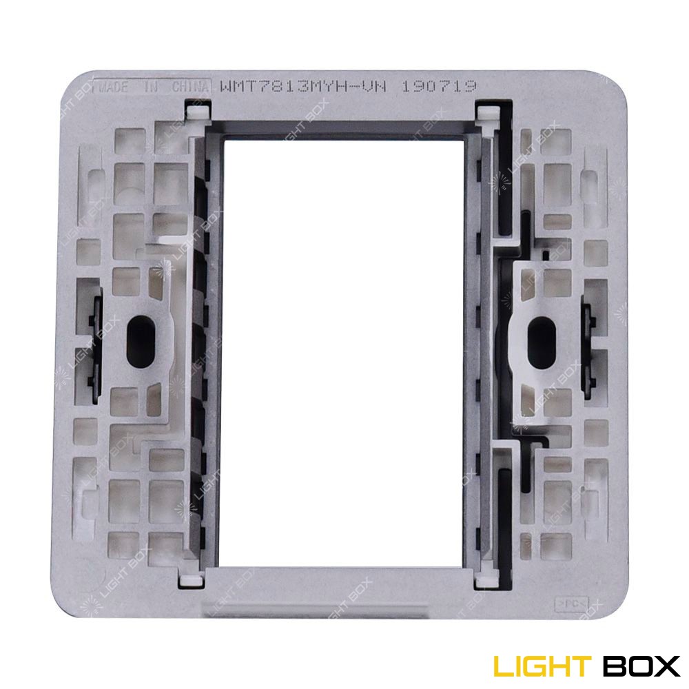 Mặt vuông dùng cho 1,2,3 thiết bị Panasonic Minerva màu xám