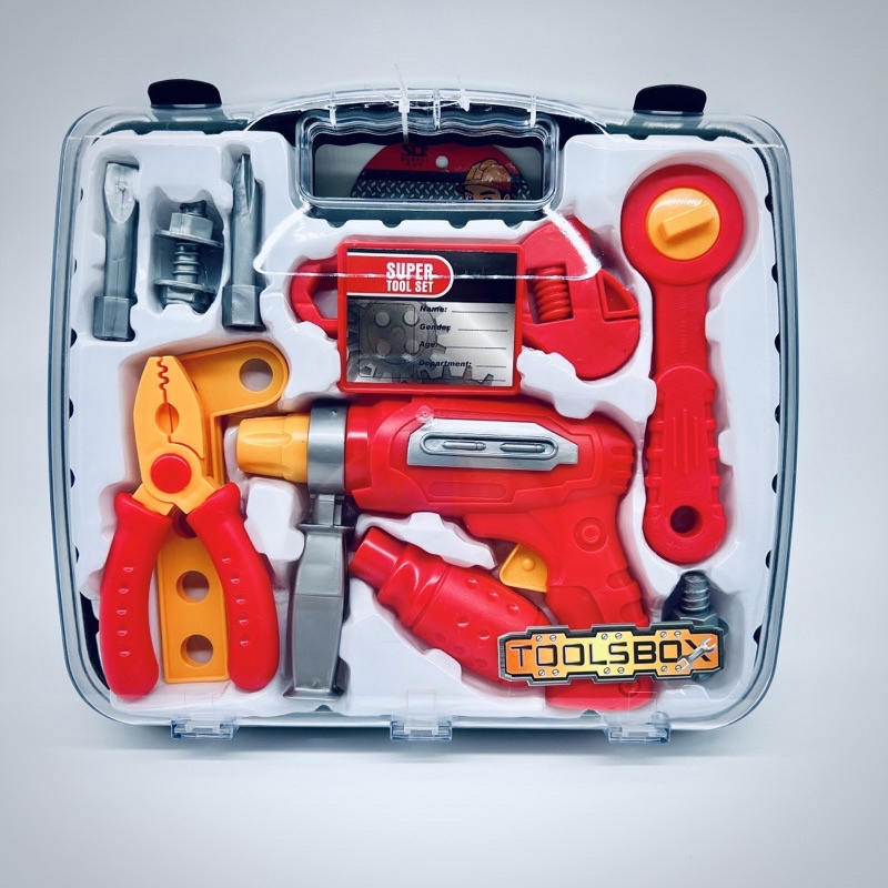 Đồ chơi VALI SỬA CHỮA máy khoan hoạt động được