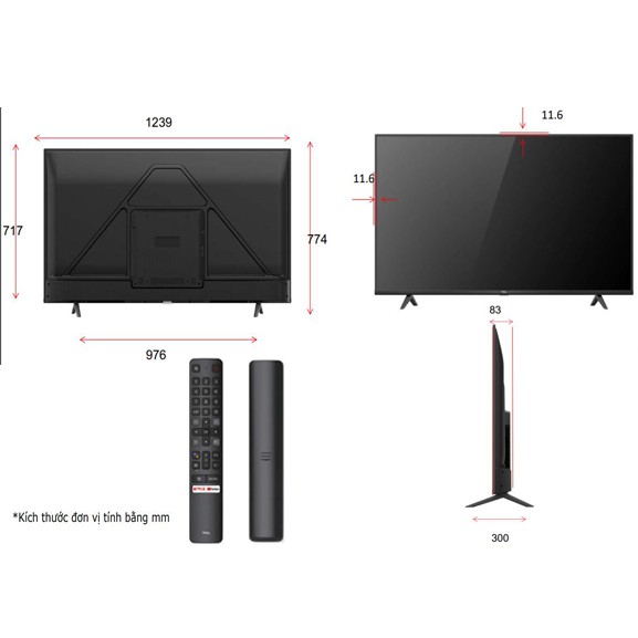 Android Tivi TCL 4K 55 inch 55P618 (Miễn phí giao tại HCM-ngoài tỉnh liên hệ shop) | WebRaoVat - webraovat.net.vn