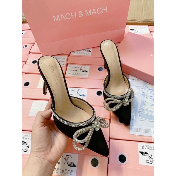 Guốc sục lụa nơ đá 5p, 9p fullbox