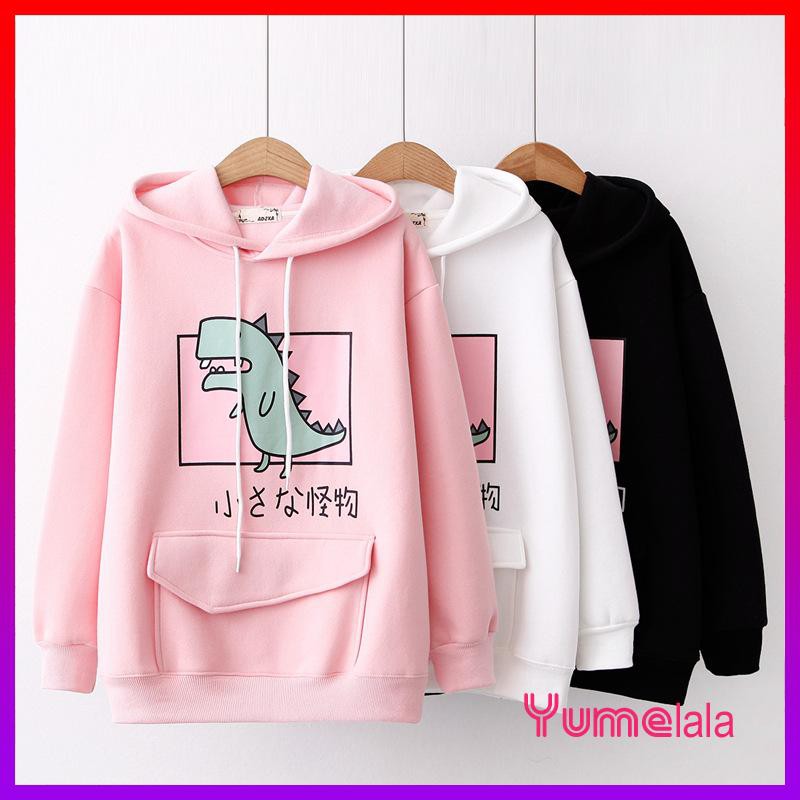 Áo khoác Hoodie Chú khủng long CUTE style NHẬT (đủ màu)