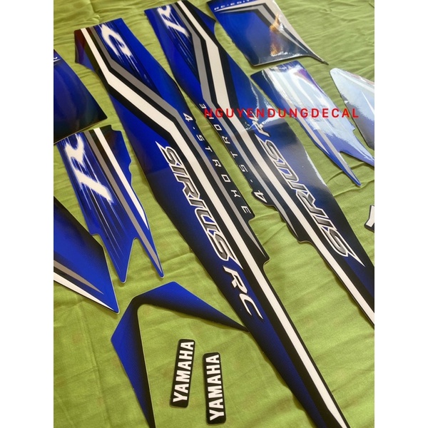 Tem Sirius RC  màu xanh đen_NguyenDungDecal