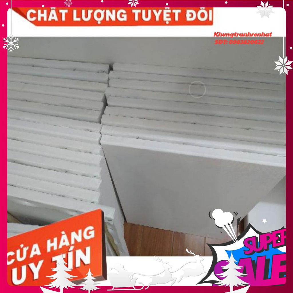 [Mã LIFEXANH03 giảm 10% đơn 500K] 5 toan vẽ tranh 40x50 khung tranh bố vẽ rẻ nhất