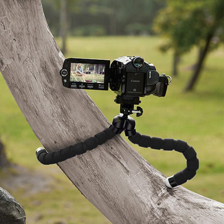 [Siêu rẻ] Chân Tripod Bạch Tuộc Uốn Dẻo, Bám Chặt Mọi Địa Hình