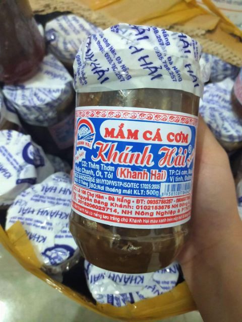 MẮM NÊM CÁ CƠM NGUYÊN CON KHÁNH HẢI ĐÀ NẴNG