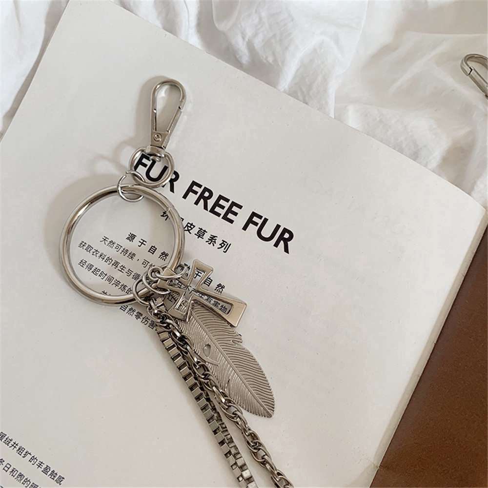 Dây Chuyền Kim Loại Trang Trí Quần Phong Cách Retro