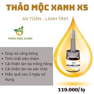 Serum thảo mộc xanh x5 - dưỡng da
