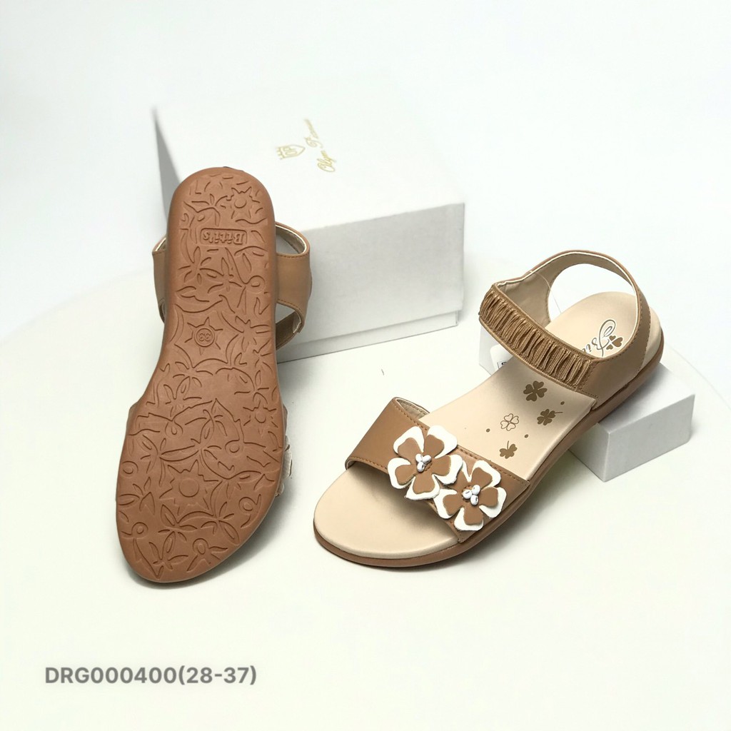Sandal bé gái BlTIS 28-37❤️FREESHIP❤️ Dép quai hậu học sinh hai bông hoa DRG000400