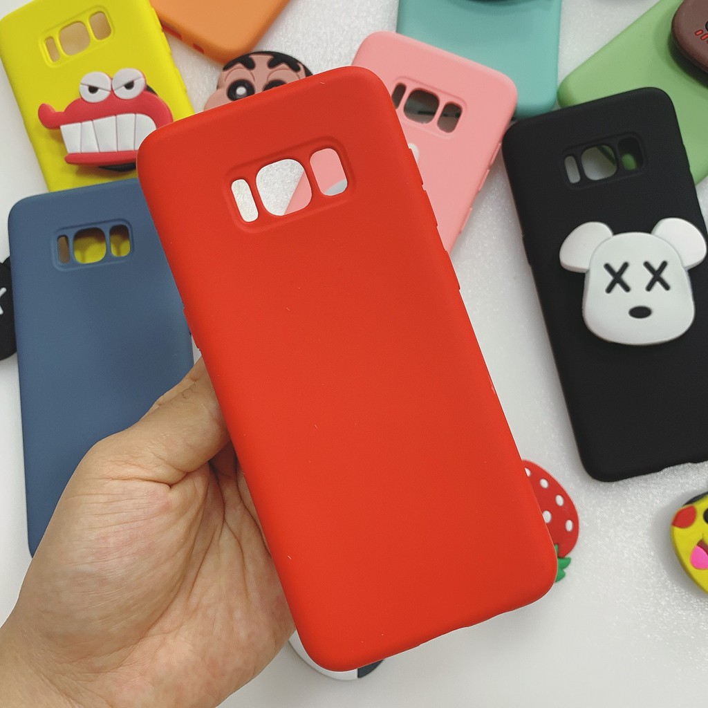 Ốp lưng chống bẩn samsung S8, S8 plus silicon dẻo VieCase