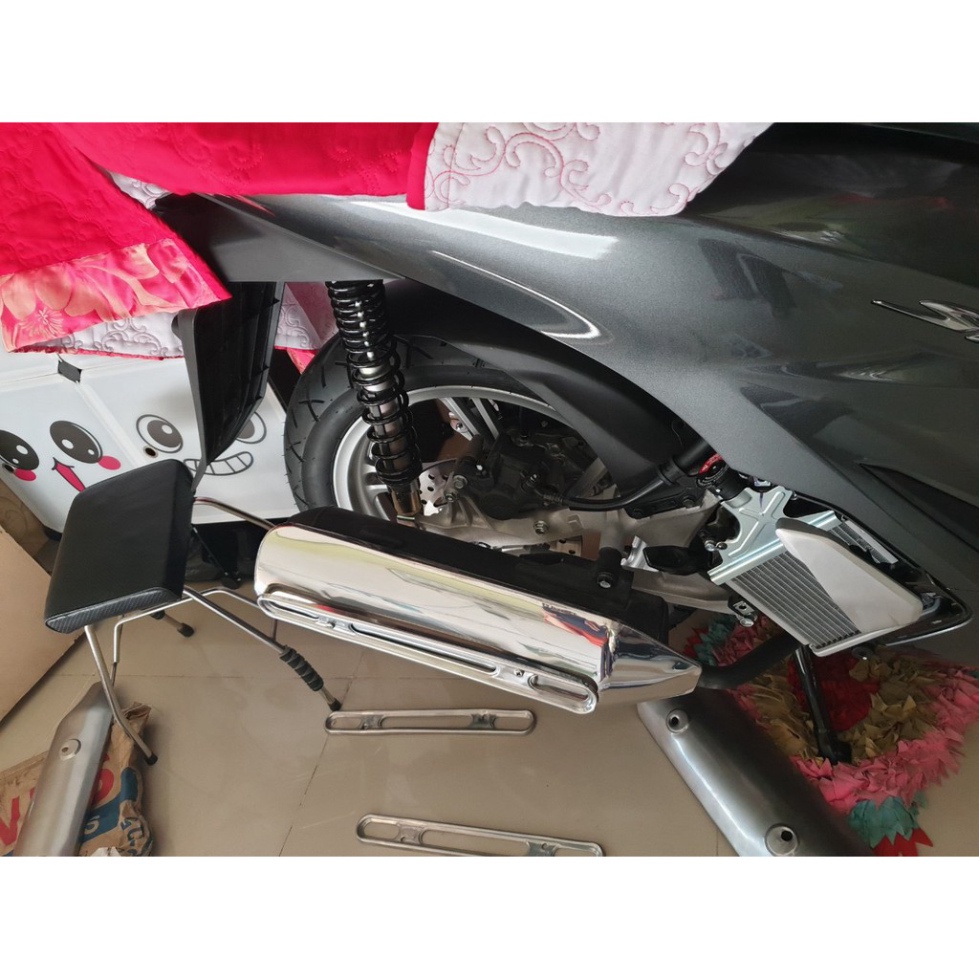 🏅ỐP PÔ INOX SH Ý GẮN SH 2020 - Sh 2021 - SH 2022 Lắp như Zin không chế cháo