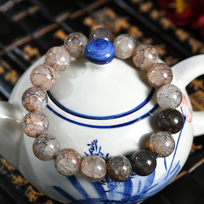 Vòng Tay Hạt Pha Lê Thủy Tinh Nhiều Màu Sắc 10mm Thời Trang Thanh Lịch diy Dành Cho Bạn Nữ