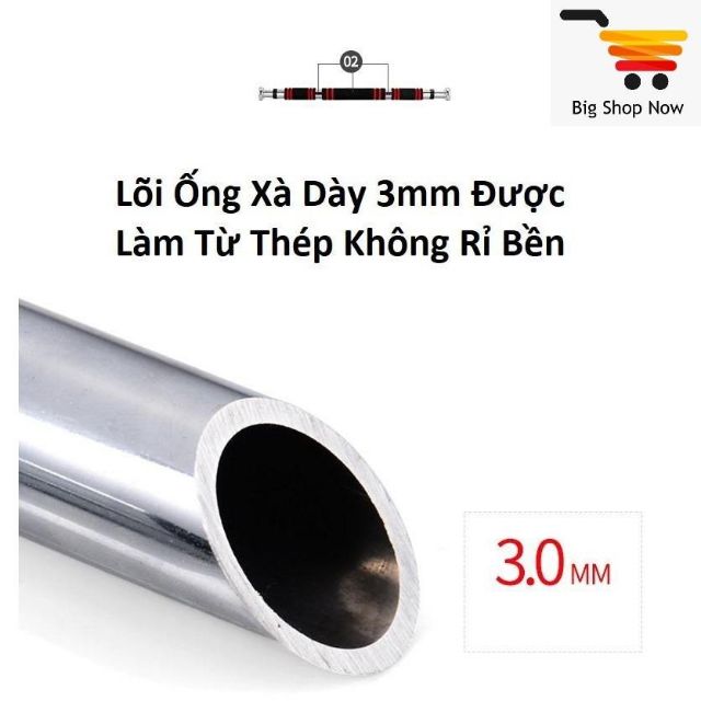 Xà Đơn Treo Tường Xà Đơn Gắn Cửa Thông Minh 60-100cm và 80-130cm - Dụng Cụ Tập Thể Dục