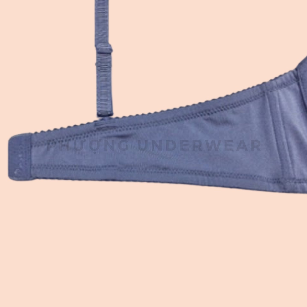 Áo lót nữ nâng ngực tạo khe Darlin 003 mút dày có gọng màu trơn đính trái tim cúp xéo