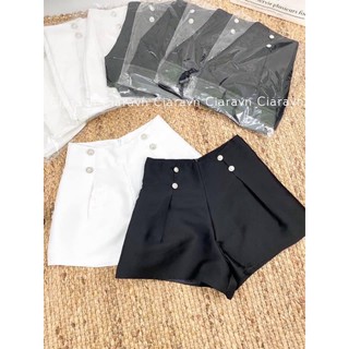 Áo tay bồng nơ vai (đen/trắng)
