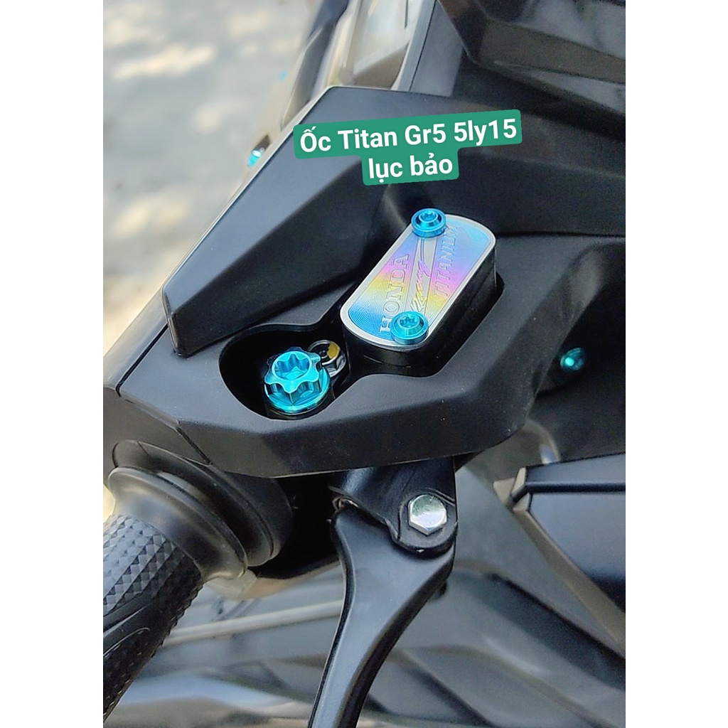 Ốc Titan Gr5 4ly Dù gắn nắp dầu ốp dầu xe máy wa rsx