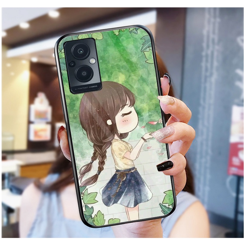 Ốp Lưng OPPO RENO 7 4G, RENO 7 5G, RENO 7Z 5G mặt kính cường lực cao cấp