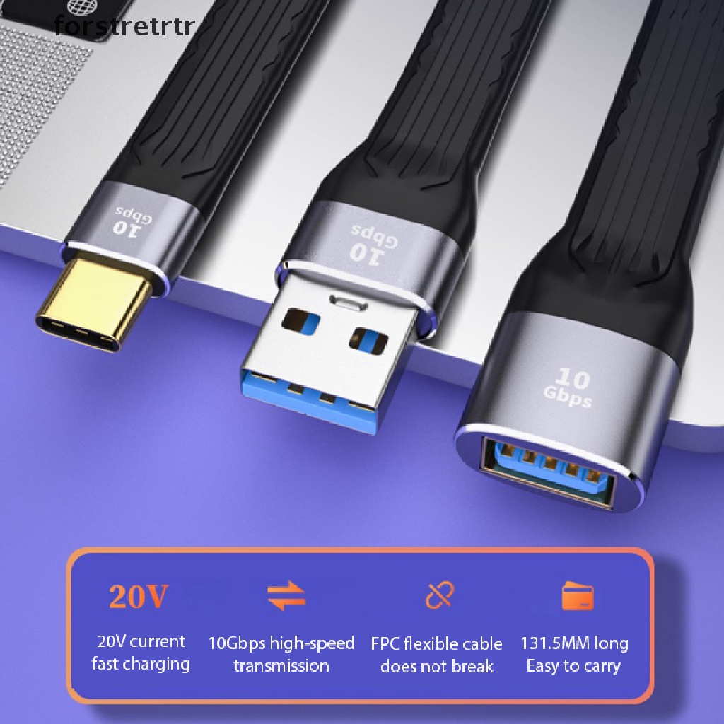 Dây cáp sạc nhanh hai đầu USB 4.0 PD 100W 5A USB C sang Type C 40GB chất lượng cao