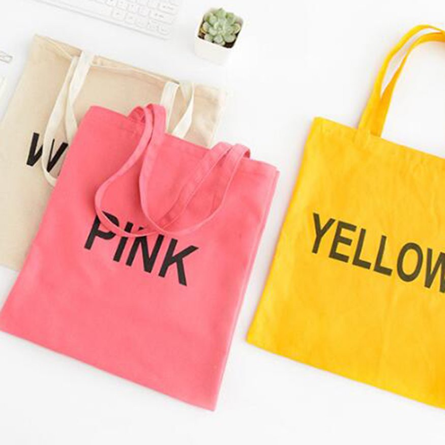Túi vải bố tote canvas style Hàn Quốc không dệt, có khóa kéo, xách và đeo vai dành cho đi làm, đi chơi