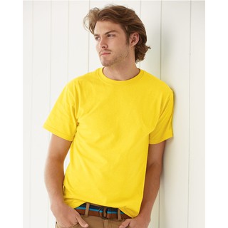 Áo thun trơn thời trang Unisex - Màu Vàng đậm