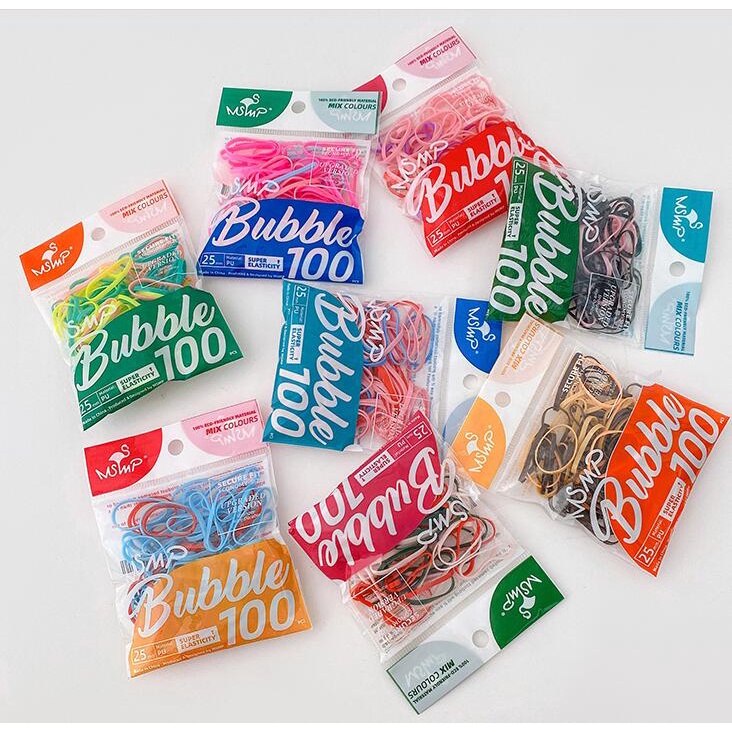 Dây cột tóc chất liệu cao su phong cách Hàn Quốc dành cho nữ