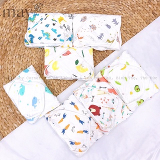 Khăn choàng ủ xô 4 lớp có nón