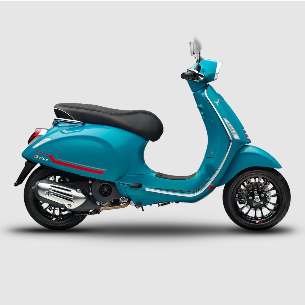 Xe Máy Vespa Sprint S 125 ABS Màu Xanh Audace